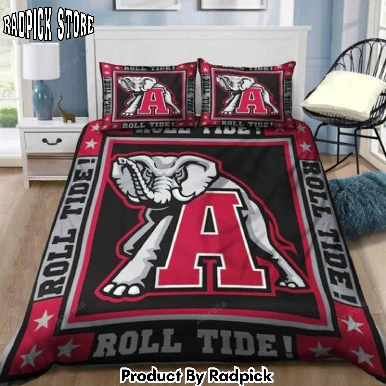 Radpick alabama crimson tide bedding set v9 rp3278862